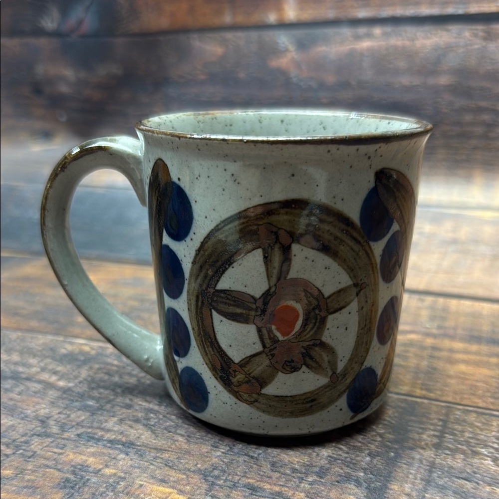 Vintage Hand-painted Otagiri Stoneware Mug - Picture 2 of 5